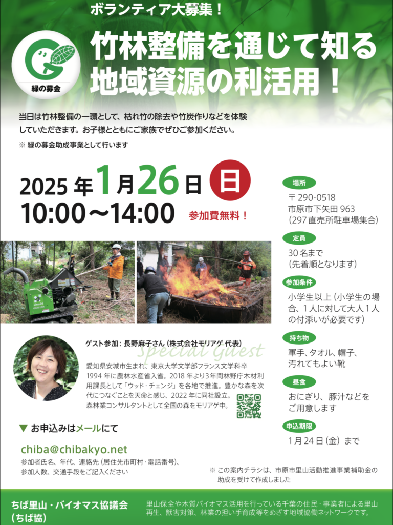 終了しました】体験イベント「竹林整備を通じて知る地域資源の利活用