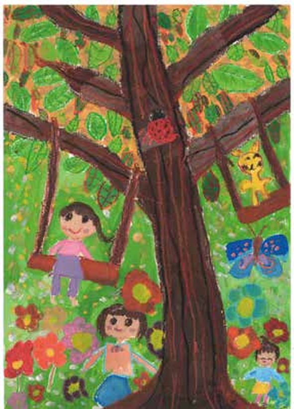 古田　珠梨さん（小1）